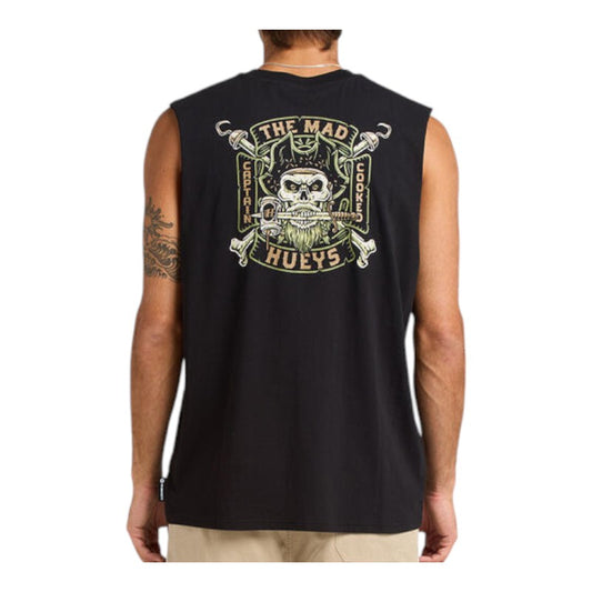 Mad Hueys Captain Cooked Muscle - Black