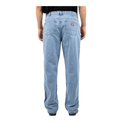 Dickies Relaxed Straight Fit 5 Pocket Denim Jean - Light Indigo