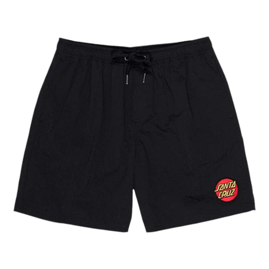 Santa Cruz Classic Dot Cruzier Beach Fit Short - Black