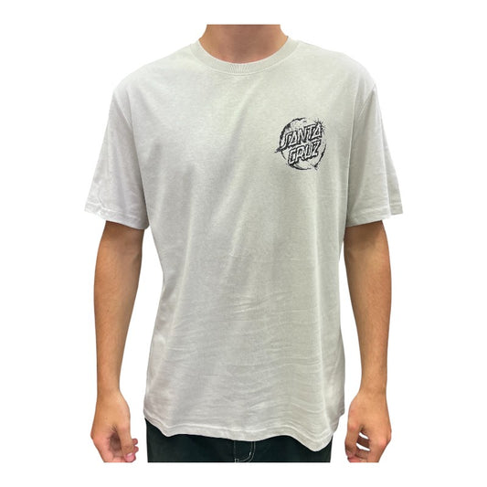 Santa Cruz Erode Dot Tee - Concrete