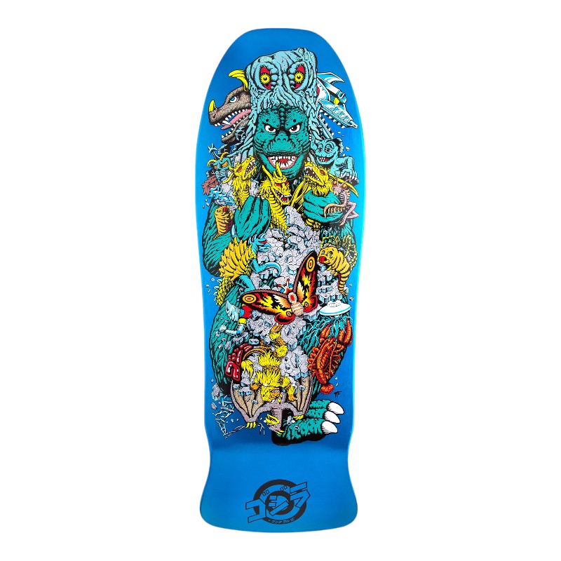 Santa Cruz X Godzilla Deck - Kaiju Roskopp 10.125"