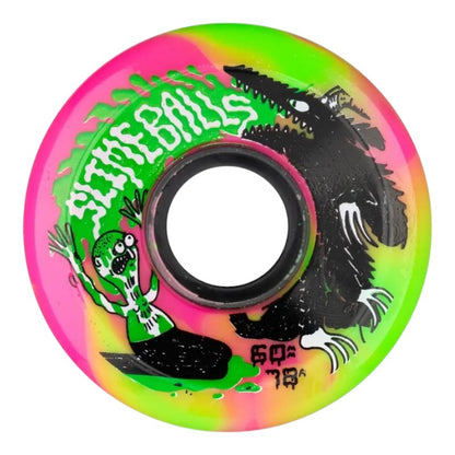 Slime Balls Jay Howell OG Slime Pink Green Swirl 78a Wheels - 60mm