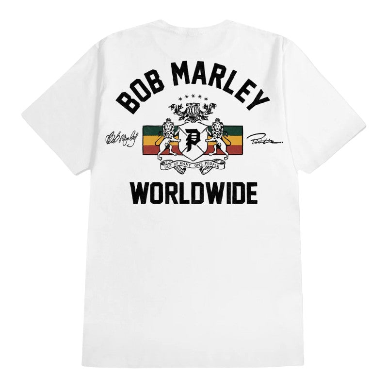 PRIMITIVE X BOB MARLEY HERITAGE TEE - WHITE