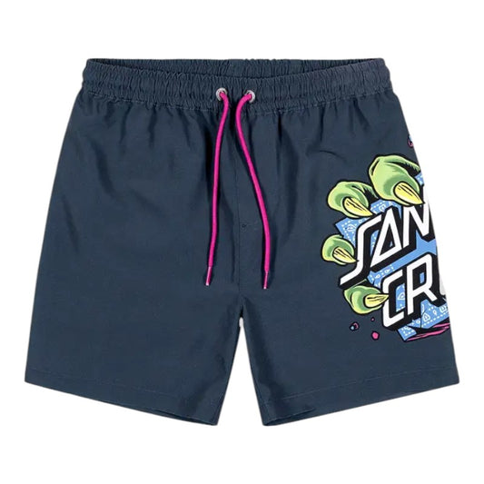 Santa Cruz Youth Johnson Beast Dot Boardshorts - Navy