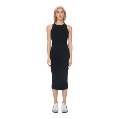 Huffer Rogue Rib Dress - Black