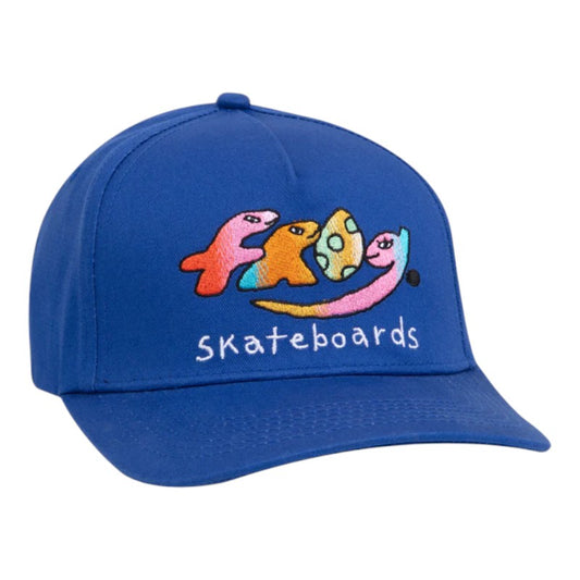 Frog Dino Logo 5-Panel Cap - Royal