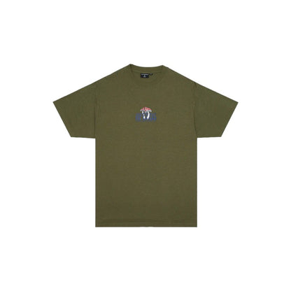 Afends Let It Grow Tee - Military Green