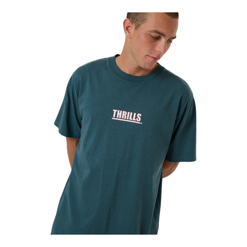 Thrills Logic Merch Fit Tee - Atlantic Deep