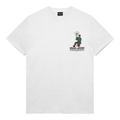 Passport Wine Em Tee - White