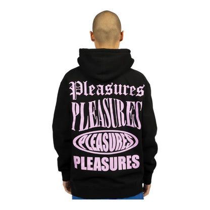 Pleasures Stack Hood Black
