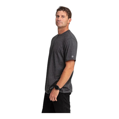 Volcom Aus Solid Tee - Charcoal Heather