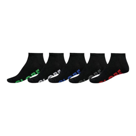 Globe Stealth Ankle Sock 5 Pack - Black