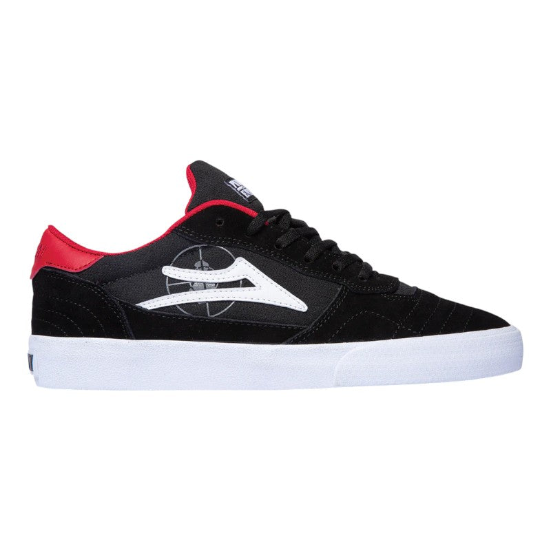 Lakai X Public Enemy Cambridge - Black/Red Suede