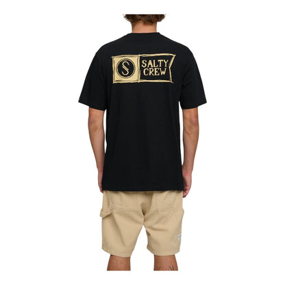 Salty Crew Sketchy Alpha Standard Tee - Black