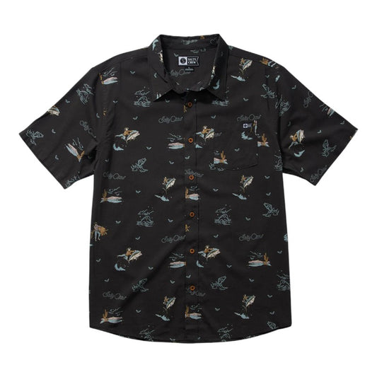 Salty Crew Round Up Woven Shirt - Black