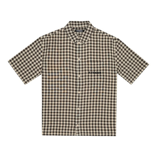 Afends Gambet Short Sleeve Shirt - Sand