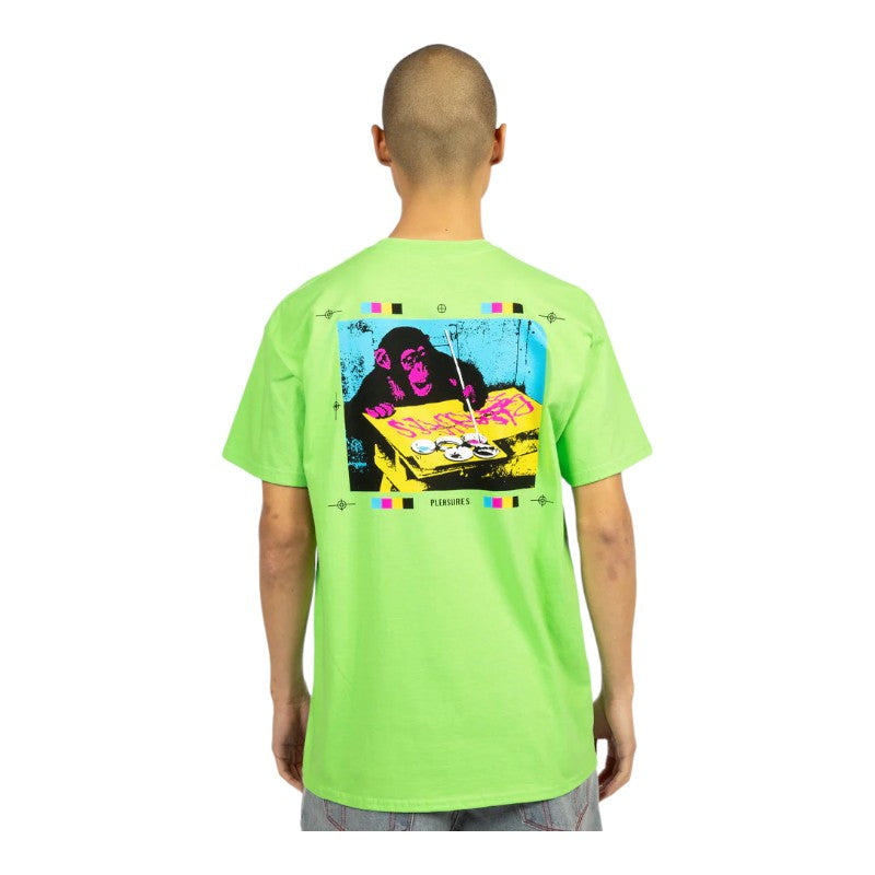 Pleasures CMYK Tee Lime