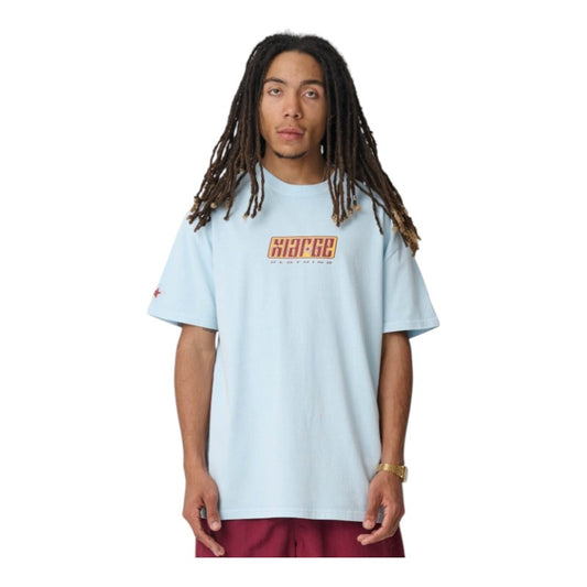 XLarge Star Slant Tee - Ice Blue