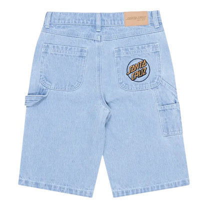 Santa Cruz Youth Opus Carpenter Short - Bleached Denim