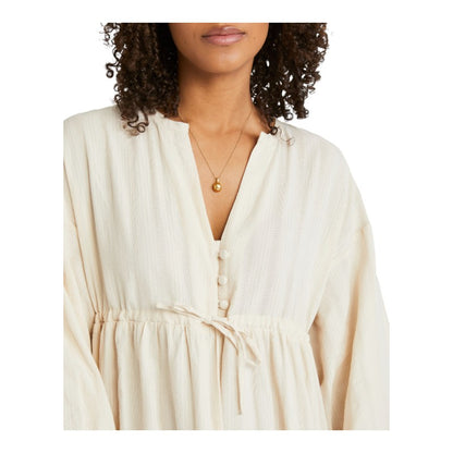 Billabong Light Beam Maxi Dress - White Cap