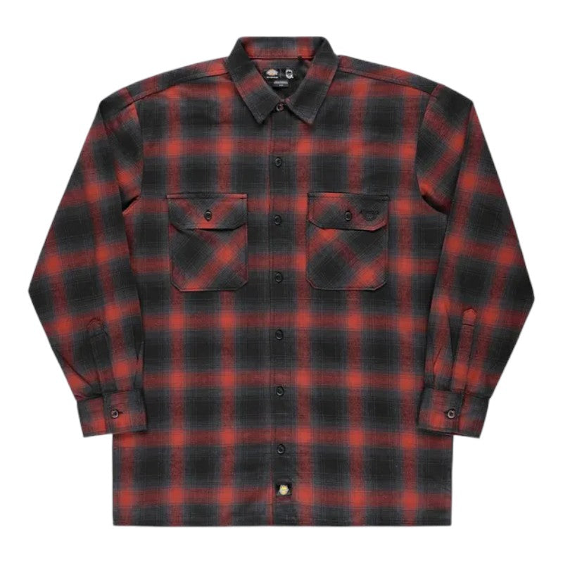 Dickies X Spitfire Flannel - Red Ochre