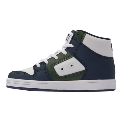 DC Youth Manteca 4 Hi - White/Navy