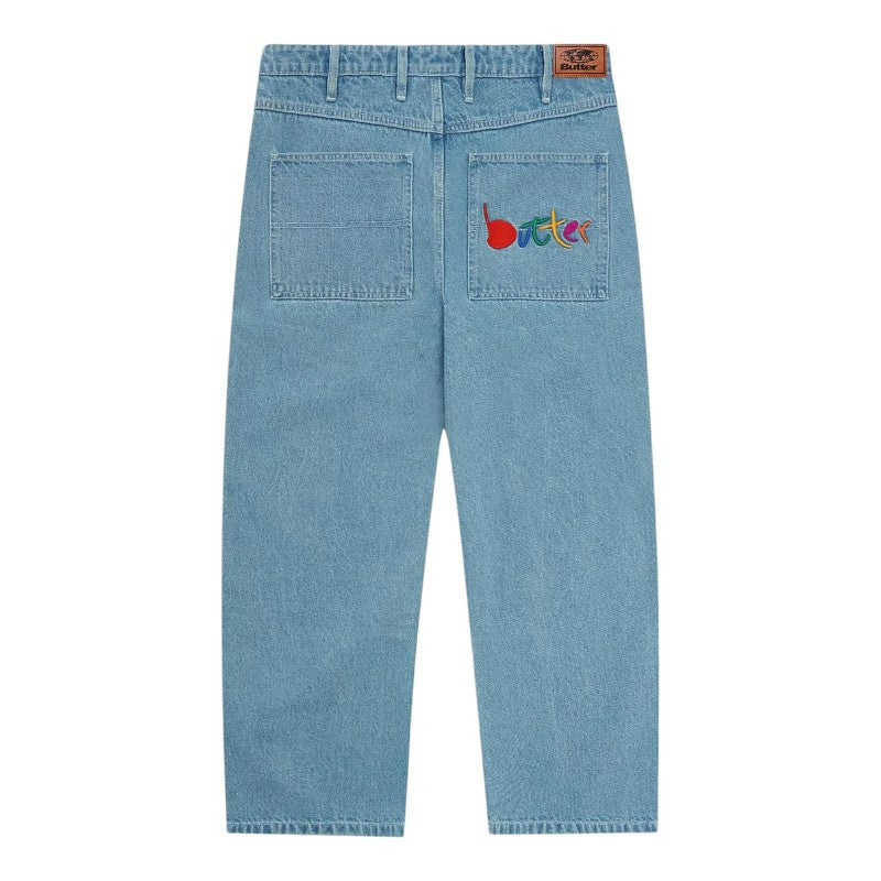 Butter Goods Art Denim Jeans - Mid Blue