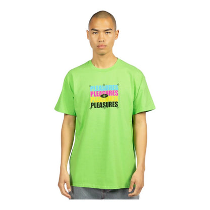 Pleasures CMYK Tee Lime