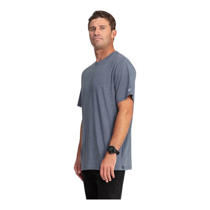 Volcom Aus Solid Tee - Smokey Blue