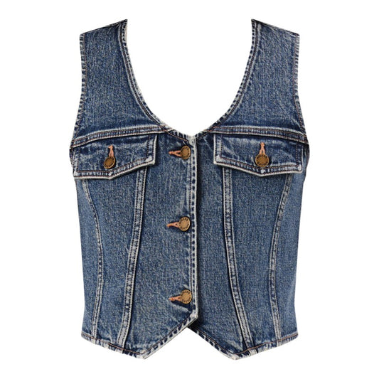 Rollas Morgan Vest Tough Stone - Vintage Blue