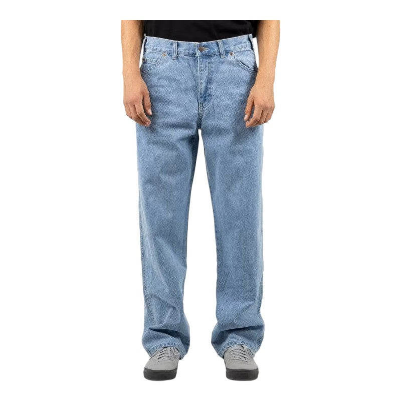 Dickies Relaxed Straight Fit 5 Pocket Denim Jean - Light Indigo