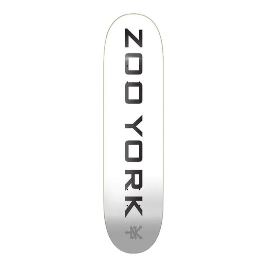 Zoo York Deck - OG 95 Logo Block White/Black 8.0