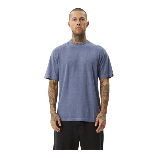 Afends Classic Hemp Retro Fit Tee - Washed Marlin