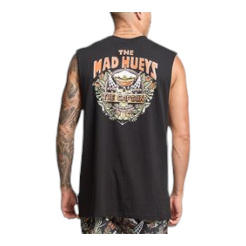 Mad Hueys Island Captain Muscle - Black