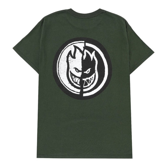 Spitfire Yinyang Pocket Tee - Forrest Green