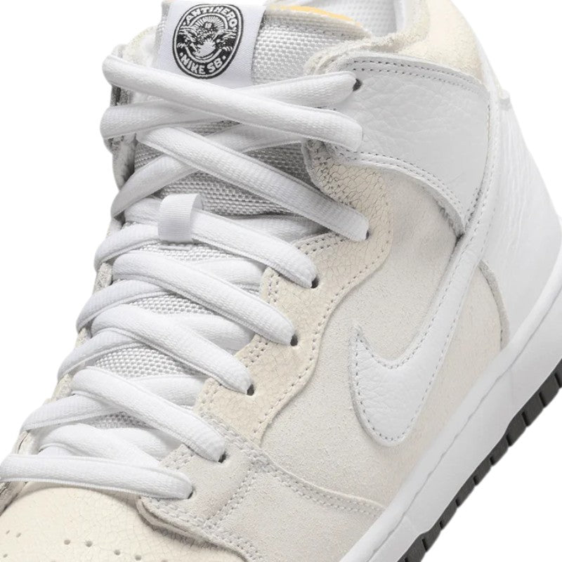 Nike SB Dunk High X Anti Hero QS - White/White/Black