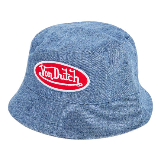 Von Dutch Reversible Bucket Hat - Denim