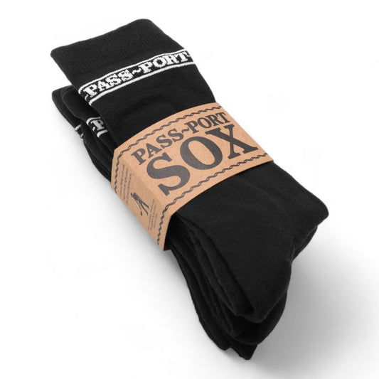 Passport Hi Sox - 3pack - Black