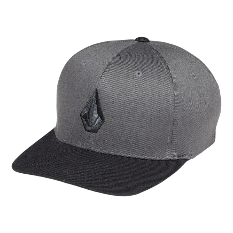 Volcom Full Stone Flexfit Cap - Asphalt Black