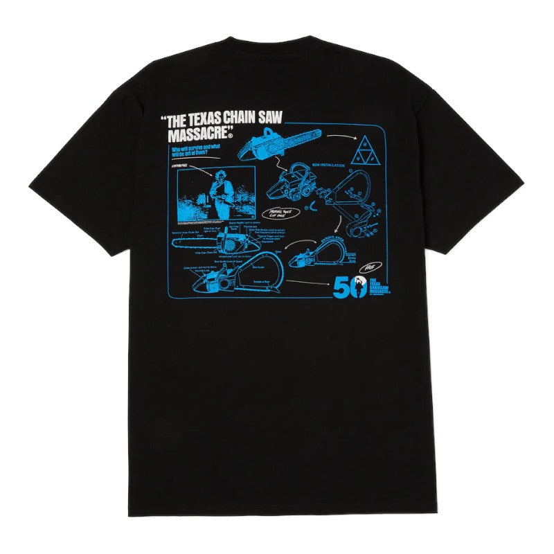 Huf X Texas Chainsaw Massacre Fear Tee - Black