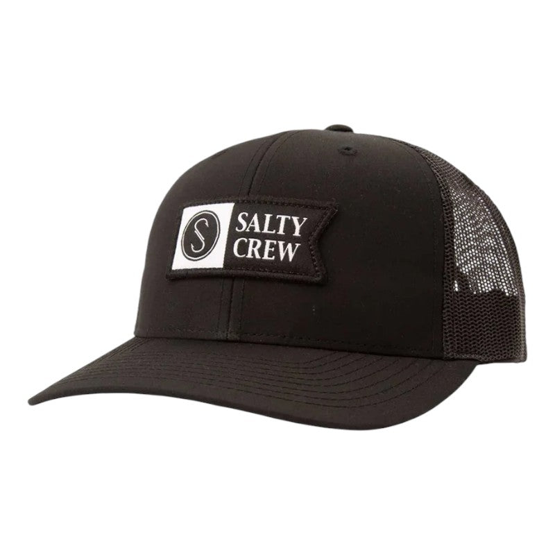 Salty Crew Pinnacle Retro Trucker - Black